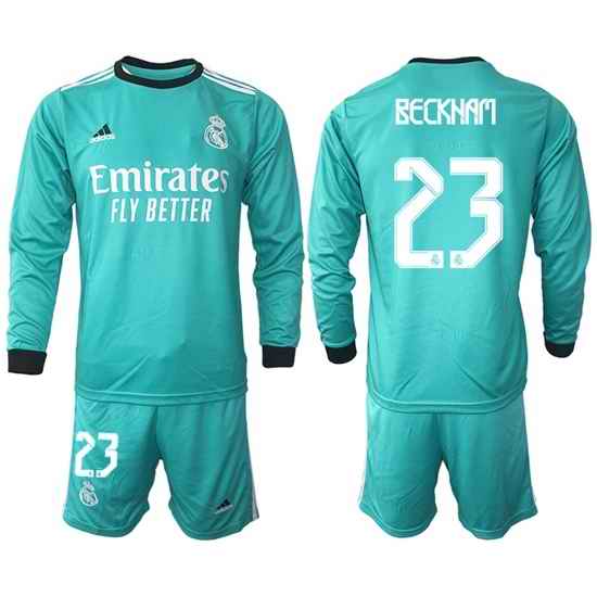 Men Real Madrid Long Sleeve Soccer Jerseys 501
